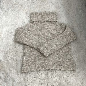 Loft fuzzy cropped sweater